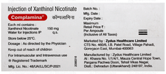 Complamina Injection 2Ml Complamina Injection 2Ml
